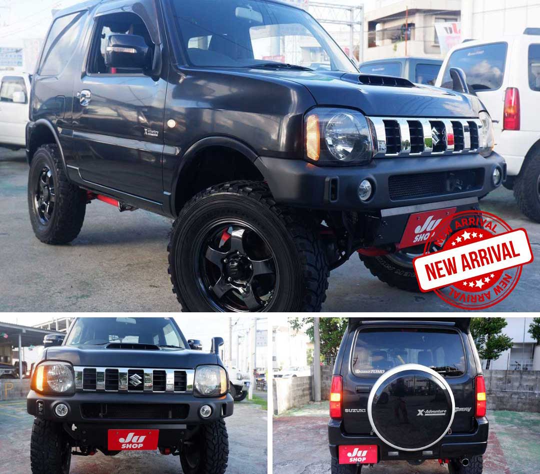 ジムニー 660 クロスアドベンチャー 4WD 本土中古・修復なしのカスタムジムニーが二年保証で安心して乗れます