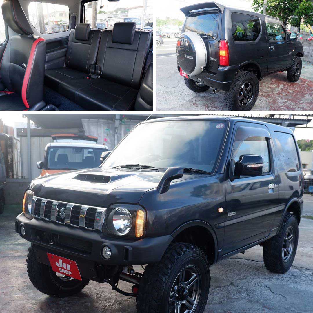ジムニー 660 クロスアドベンチャー 4WD 本土中古・修復なしのカスタムジムニーが二年保証で安心して乗れます
