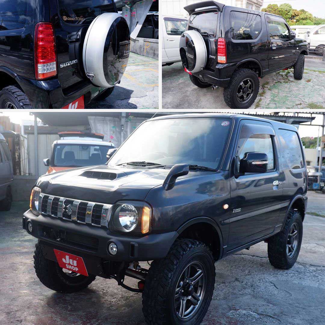 ジムニー 660 クロスアドベンチャー 4WD 本土中古・修復なしのカスタムジムニーが二年保証で安心して乗れます