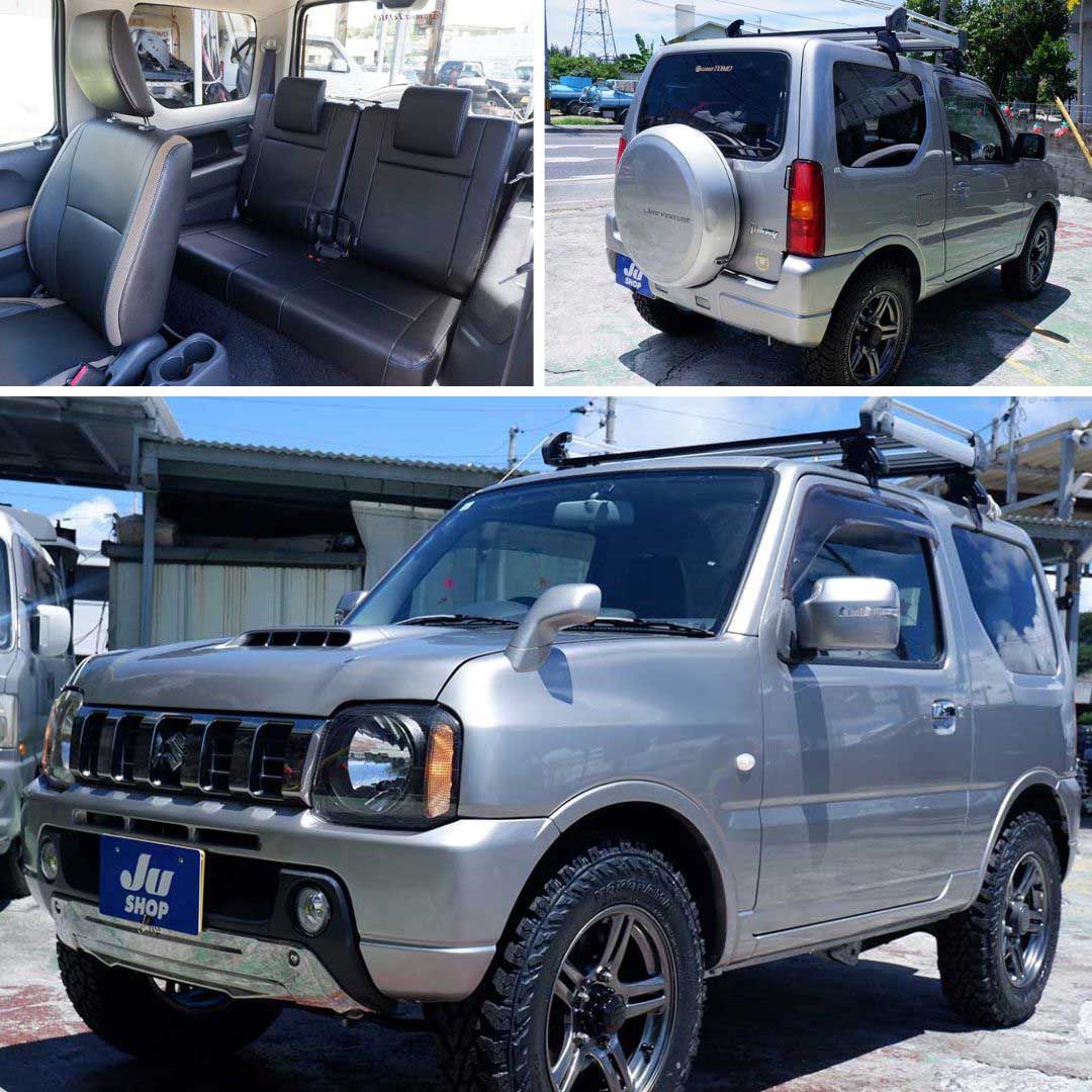 ジムニー 660 ランドベンチャー 4WD 本土中古・8万㌔・2年保証・ナビテレビ・BT・純正アルミホイール・ヨコハマ195MTかXATタイヤ