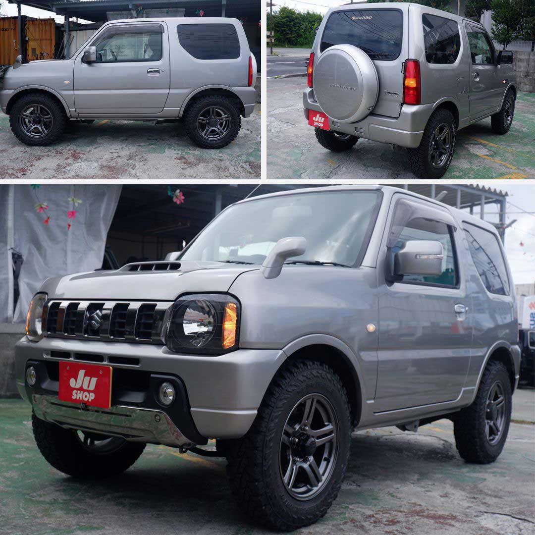 ジムニー 660 ランドベンチャー 4WD 本土中古・8万㌔・純正アルミ・ヨコハマ195MTかXAT。タイヤ。2年保証にアップグレード可能です。