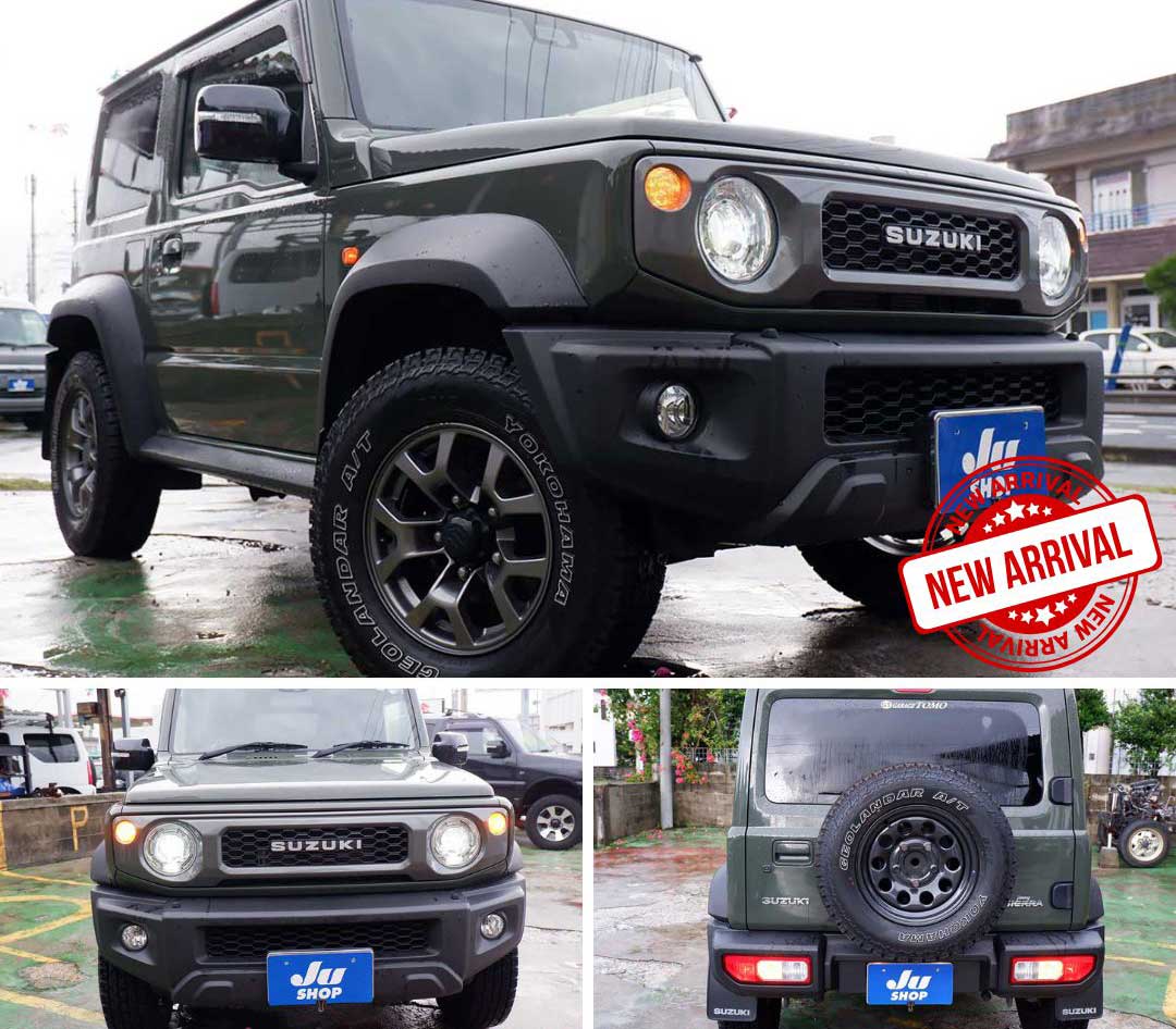 ジムニーシエラ 1.5 JC 4WD 2年保証にアップグレード可能です!215のヨコハマATタイヤ5本装着!1インチリフトアップ半額!!