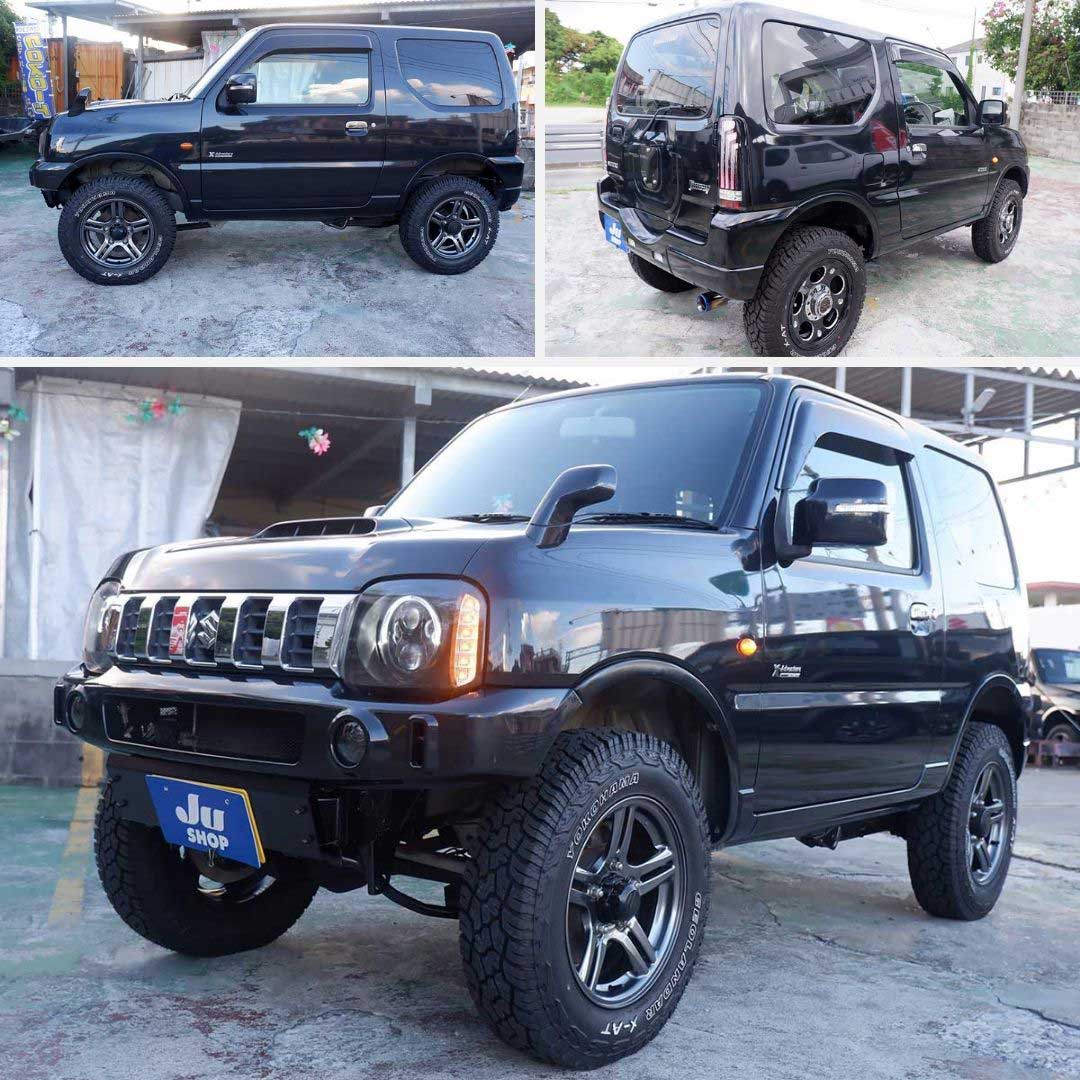 ジムニー 660 クロスアドベンチャー 4WD オプションホイール装着済み・社外パーツ多数・2年保証にアップグレードできます。逢いに来てください。