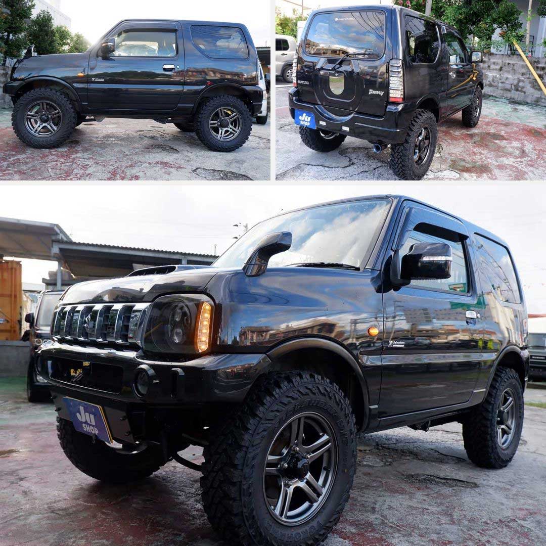 ジムニー 660 クロスアドベンチャー 4WD オプションホイール装着済み・社外パーツ多数・2年保証にアップグレードできます。逢いに来てください。