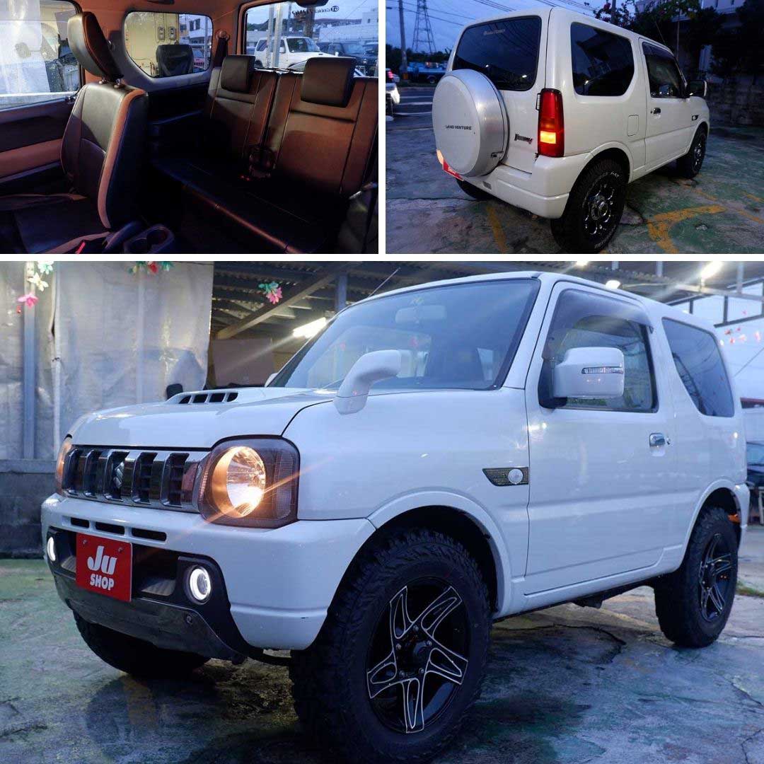 ジムニー 660 ランドベンチャー 4WD 人気の最終型ランドベンチャーAT の2年保証にアップグレード可能です人気色パールホワイトの入庫です!