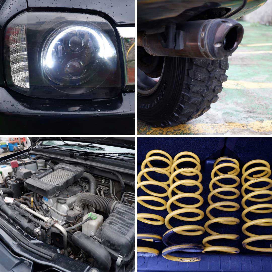 スズキ ジムニー 660 ワイルドウインド 4WD TOMOカスタム下取り車・リビルドエンジン・AT 交換済み・格安販売