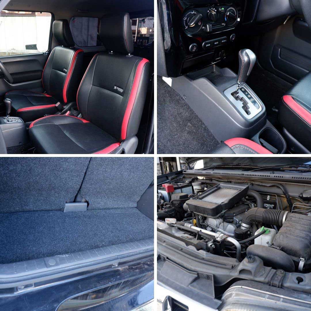 ジムニー 660 クロスアドベンチャー 4WD 本土中古・修復なしのリフトアップ・カスタムジムニーです。２年保証にアップグレード可能です
