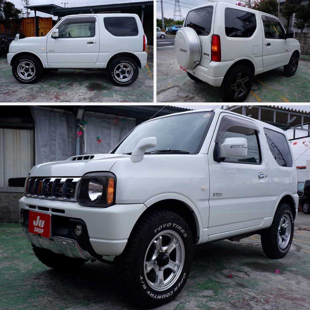 ジムニー 660 クロスアドベンチャー XC 4WD 人気のクロスアドベンチャー・パールホワイトAT ・社外パーツ多数・ナビテレビ・こだわりのオーディオ