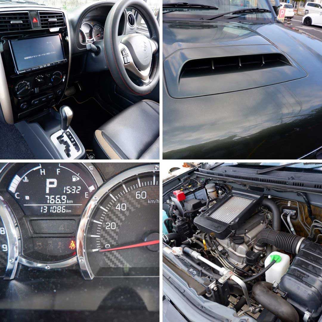 スズキ ジムニー 660 ランドベンチャー 4WD 本土中古修復小RA・レイズアルミ・185選べるタイヤ・2年保証にアップグレードできます