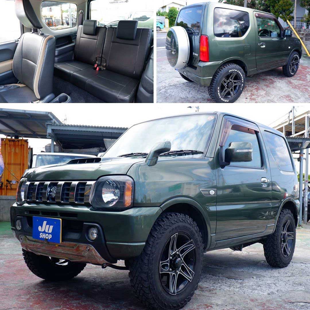 スズキ ジムニー 660 ランドベンチャー 4WD 本土中古修復小RA・レイズアルミ・185選べるタイヤ・2年保証にアップグレードできます