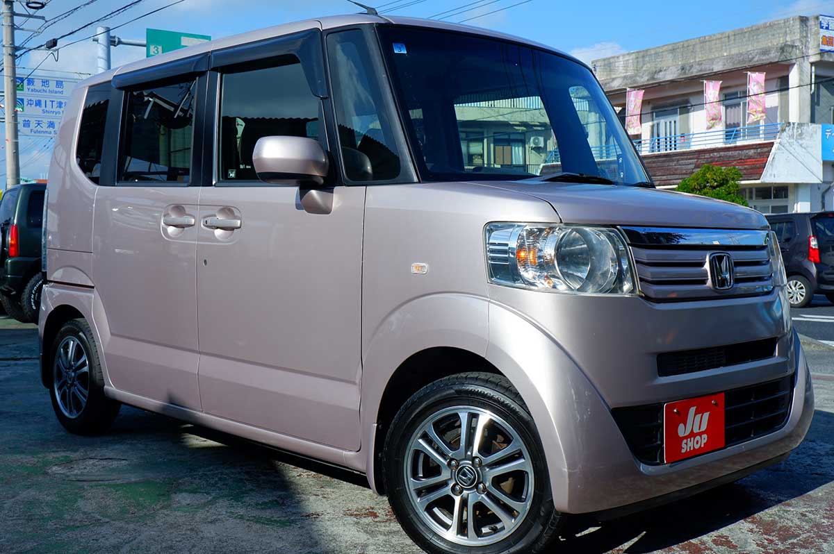 ホンダ N-BOX 660 G Lパッケージ 左パワースライドドア・ステリモ付き・２年保証にアップグレードできます・かわいいNBOXも好きです