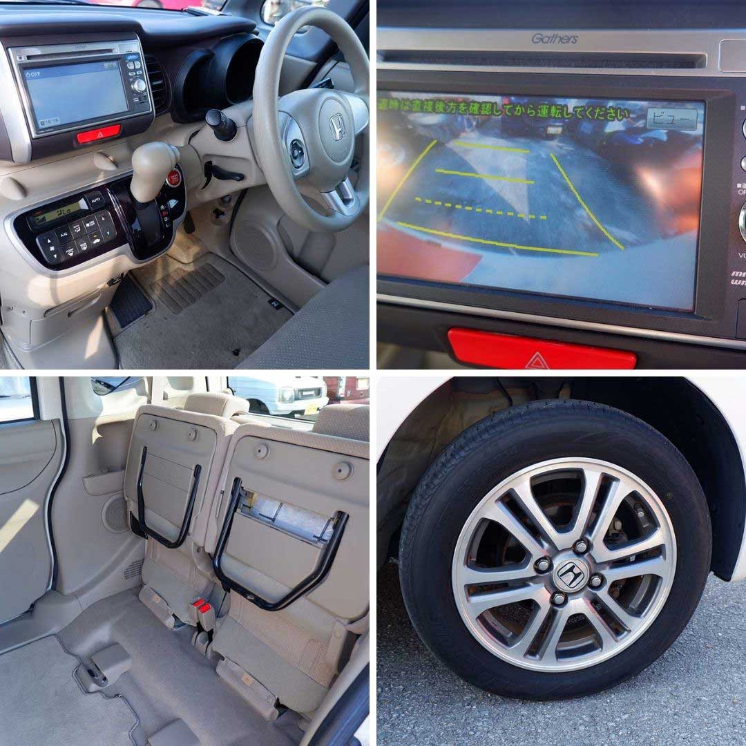 ホンダ N-BOX 660 G Lパッケージ 本土中古・修復なし評価4・左パワースライドドア・純正アルミ・新品タイヤ・キレイなNBOXが好きです