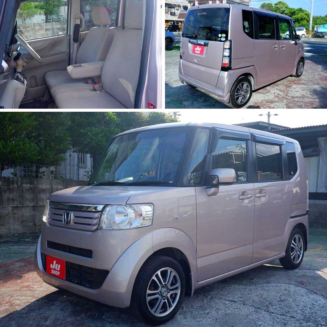 ホンダ N-BOX 660 G Lパッケージ 左パワースライドドア・ステリモ付き・２年保証にアップグレードできます・かわいいNBOXも好きです