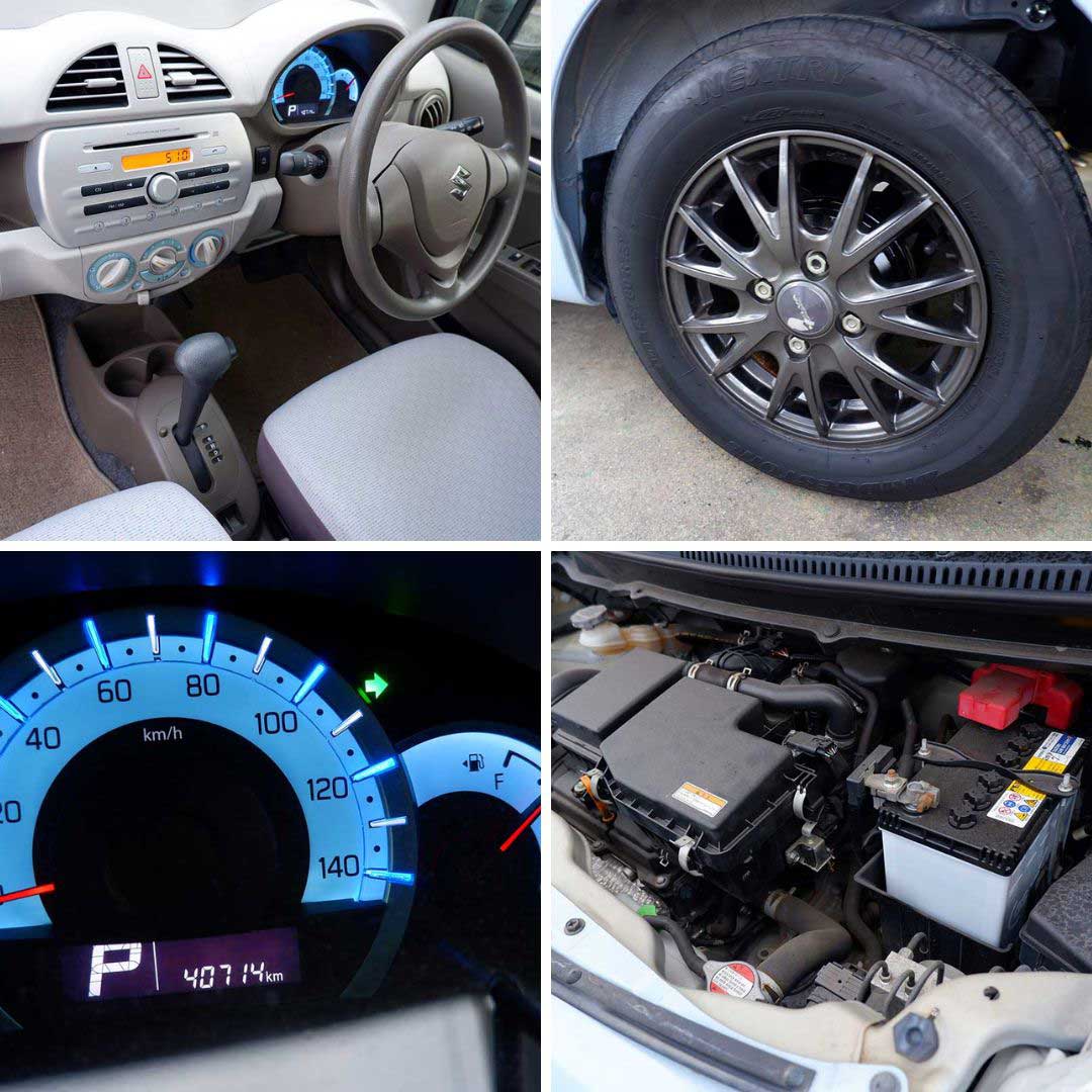 スズキ アルト 660 エコ S 本土仕入れ・修復なし評価3.5・走行４万㌔・社外アルミ