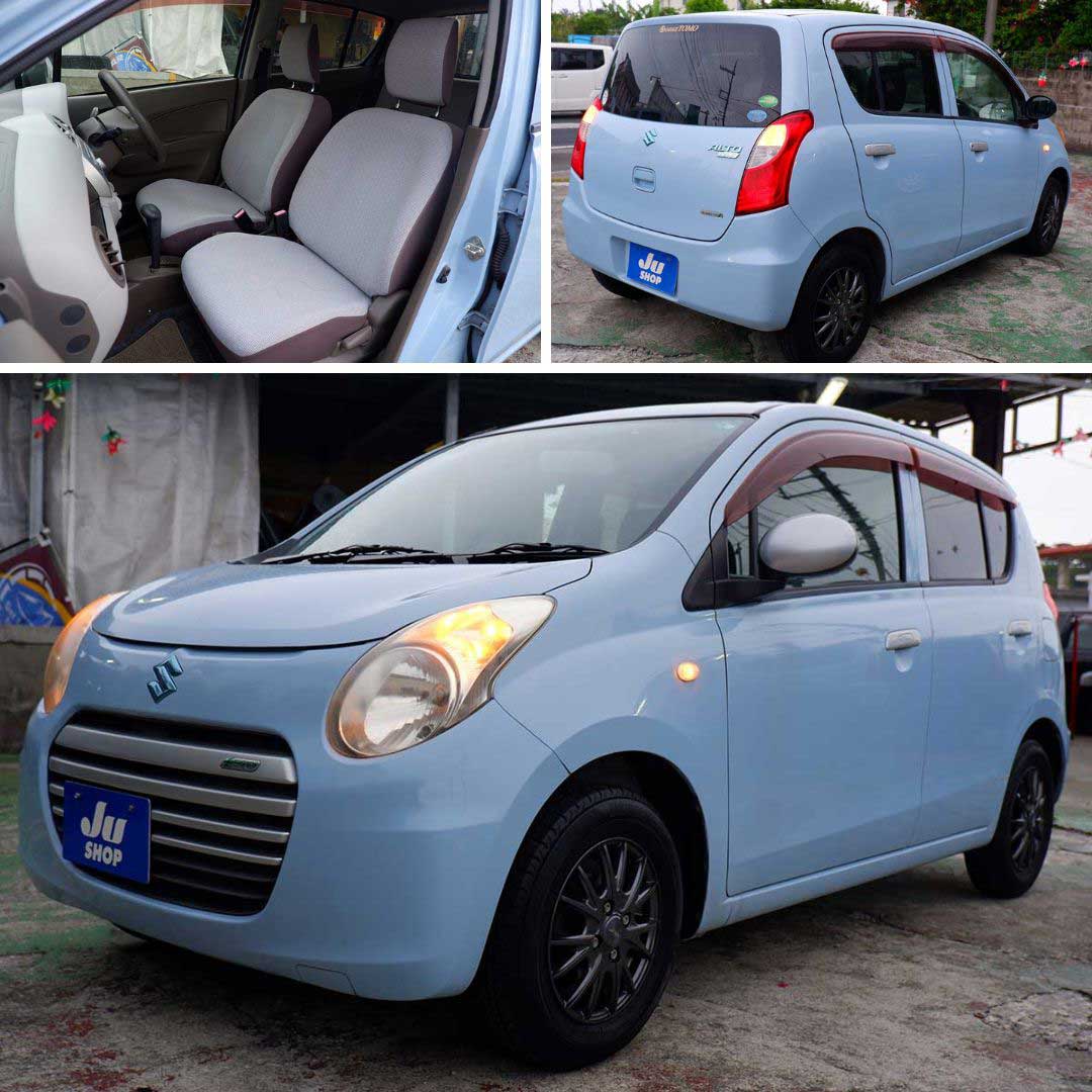 スズキ アルト 660 エコ S 本土仕入れ・修復なし評価3.5・走行４万㌔・社外アルミ