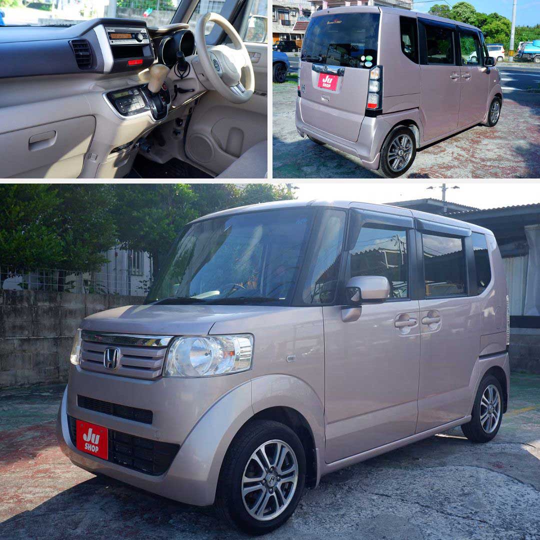 ホンダ N-BOX 660 G Lパッケージ 左パワースライドドア・ステリモ付き・２年保証にアップグレードできます・かわいいNBOXも好きです
