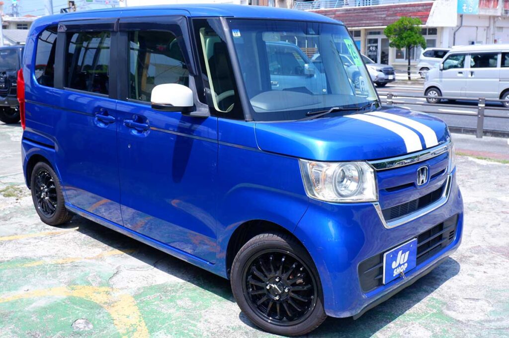 ホンダ N-BOX 660 G L ホンダセンシング 本土仕入れ・修復なし評価4・ナビテレビ・BTオーディオ・バックカメラ・新品タイヤ