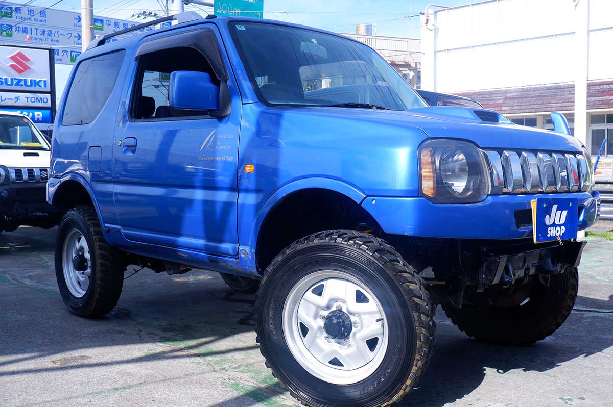 スズキ ジムニー 660 XC 4WD 下取車両・カスタム車・社外バンパー・リアゲートカバー・社外マフラー・こだわりの足回り・現社確認要す