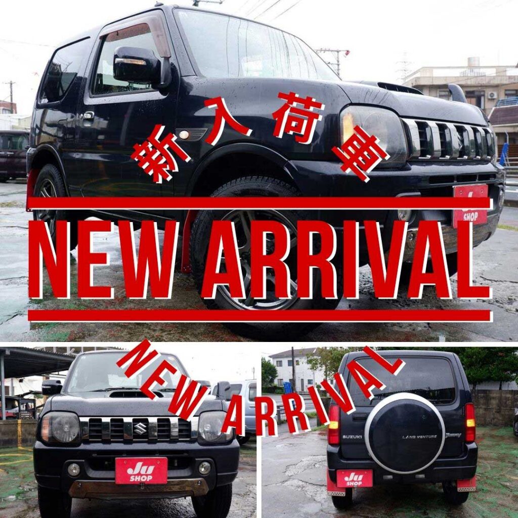 スズキ ジムニー 660 ランドベンチャー 4WD 人気のランドベンチャー黒AT 車。本土仕入れ・修復なし・ナビテレビ・
