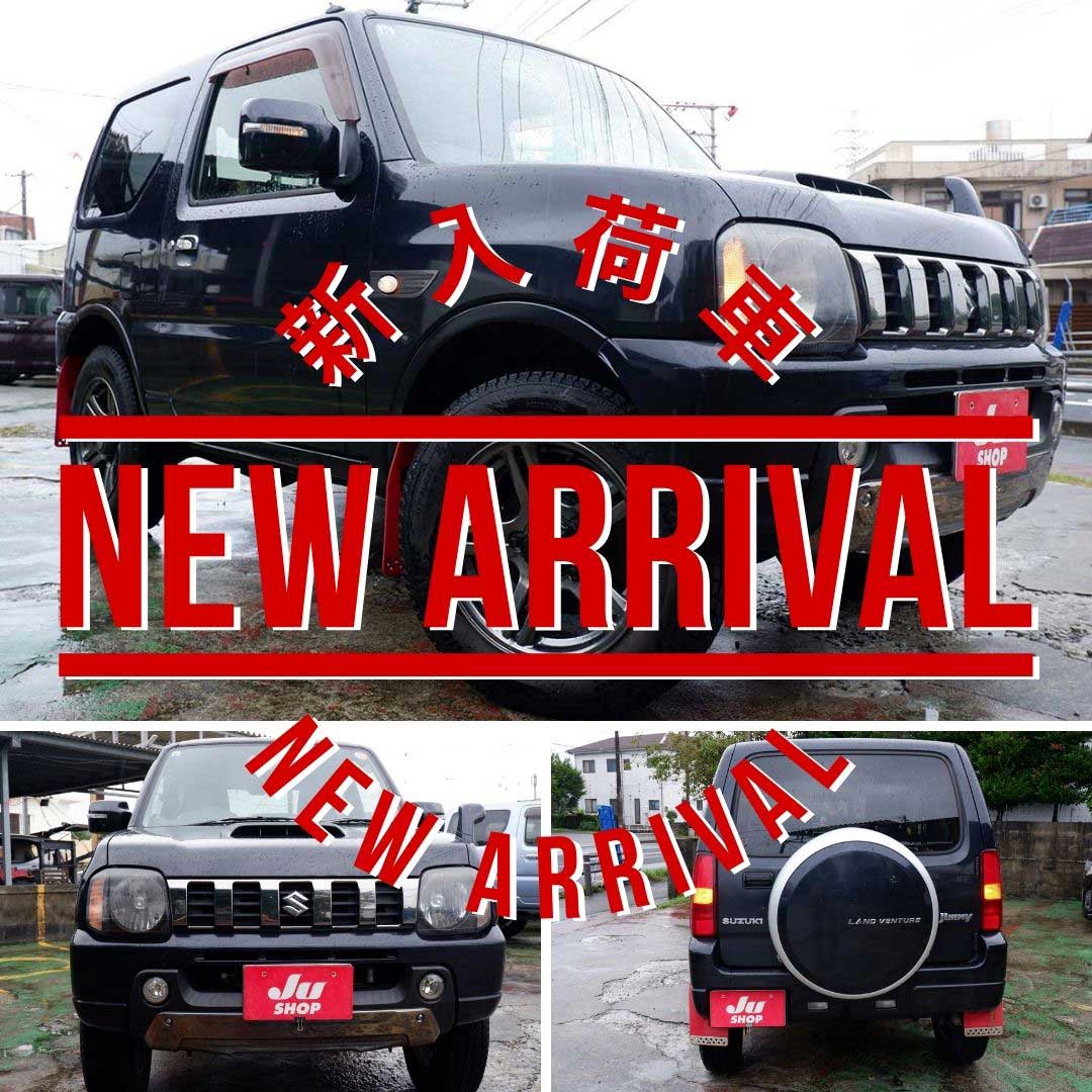スズキ ジムニー 660 ランドベンチャー 4WD 人気のランドベンチャー黒AT 車。本土仕入れ・修復なし・ナビテレビ・