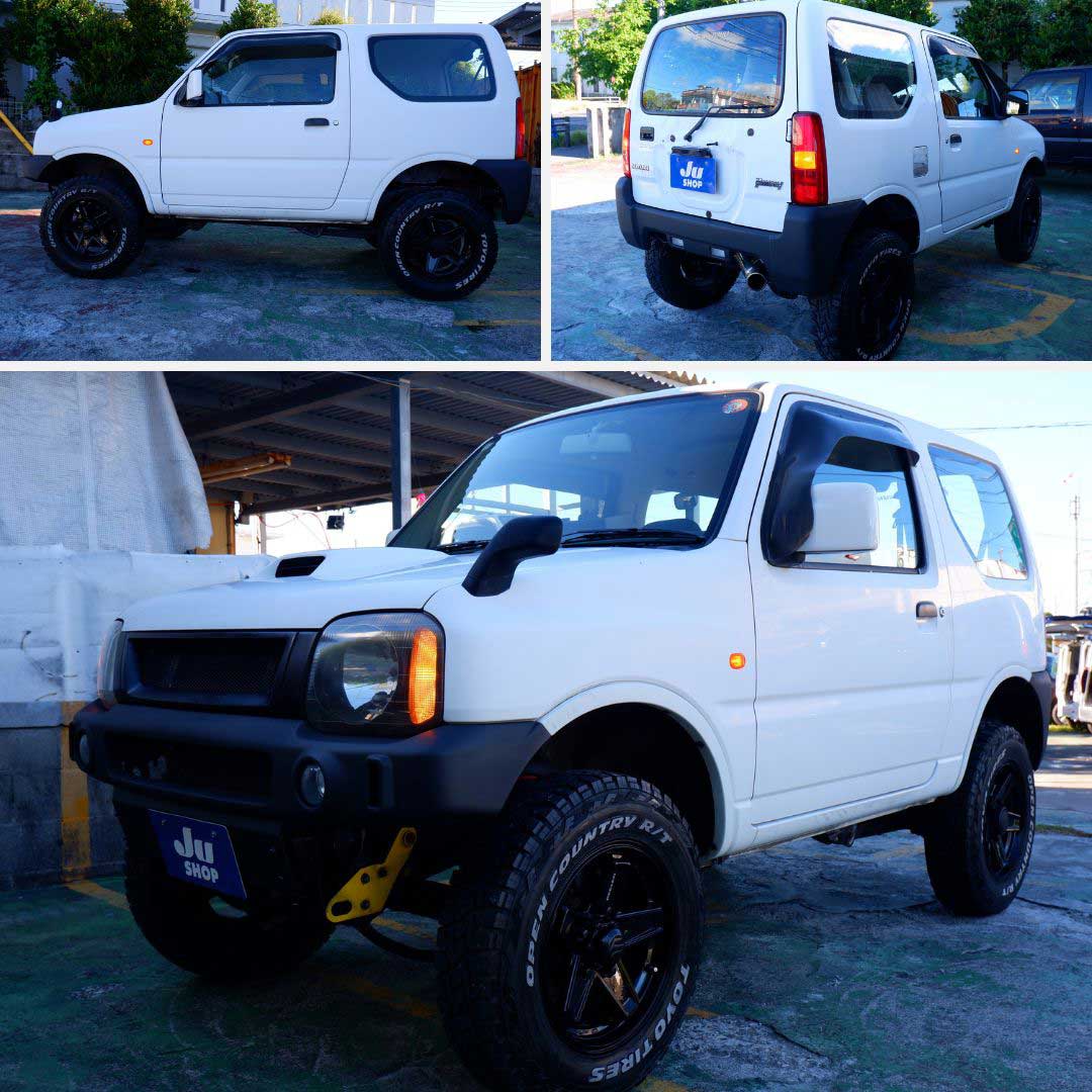 スズキ ジムニー 660 XG 4WD 買取リフトアップカスタムジムニー・前後社外バンパー・スキッドプレート・藤壺マフラー・
