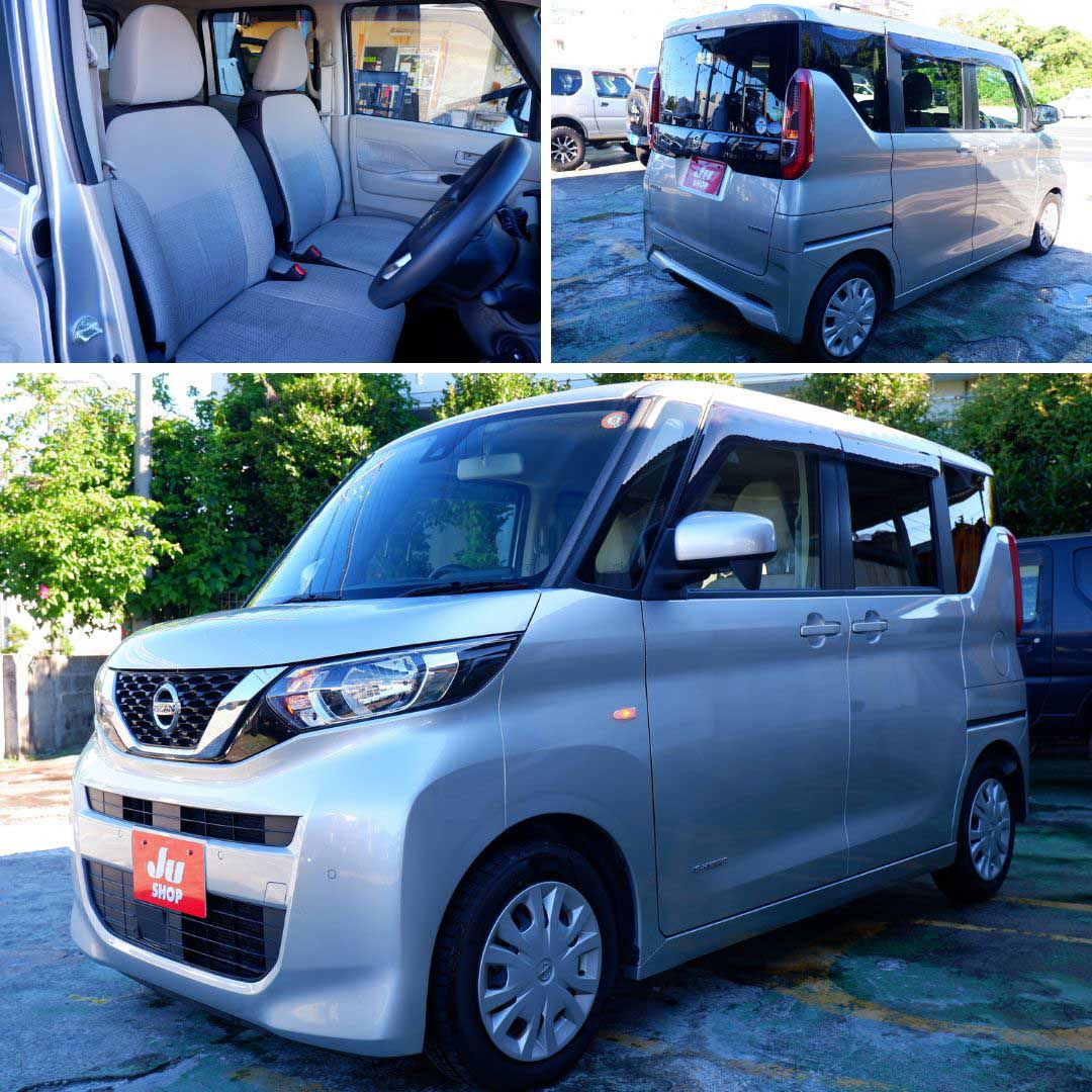 日産 ルークス 660 S 本土仕入れ・修復なし評価4.5・ナビ・バックカメラ・ETC・シンプルなルークス実燃費18.8㌔