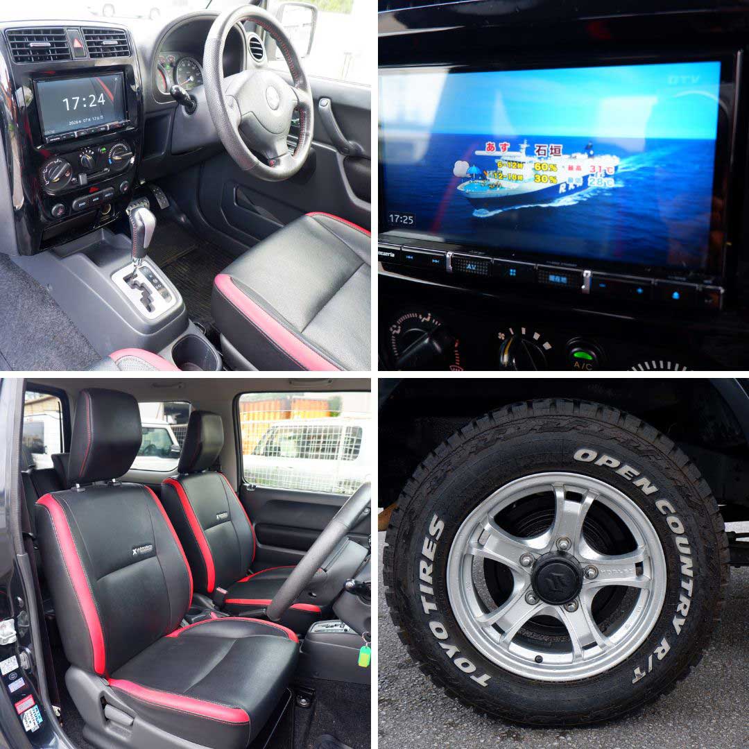 スズキ ジムニー 660 クロスアドベンチャー 4WD リフトアップカスタムXアドベンチャー・社外アルミ・オープンカントリーRT185・BT ・ナビテレビ
