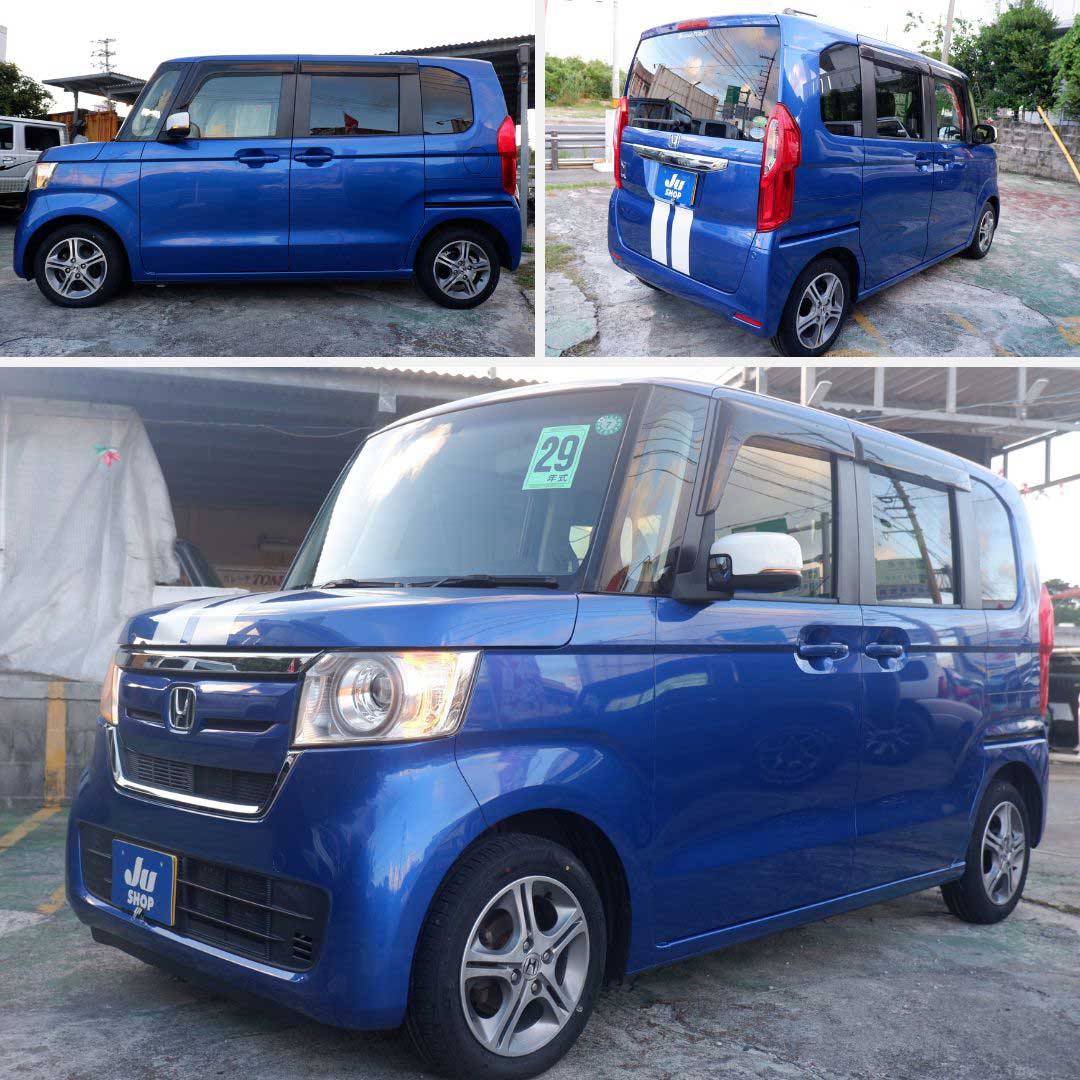ホンダ N-BOX 660 G L ホンダセンシング 本土仕入れ・修復なし評価4・ナビテレビ・BTオーディオ・バックカメラ・純正アルミ・パワースライドドア