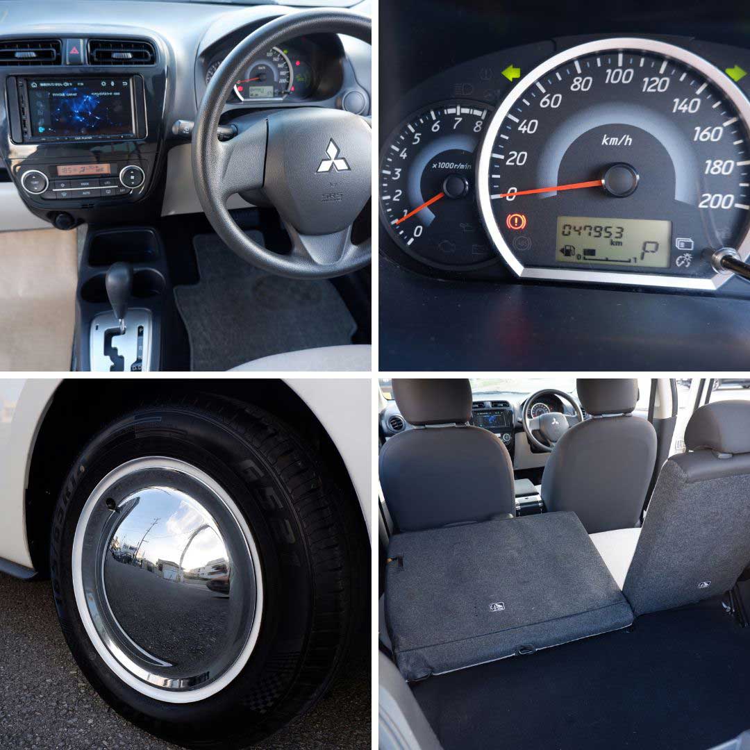三菱 ミラージュ 1.0 M キレイなミラージュ、走行少なめです。コンパクトカーをお探しの貴方にぴったり！逢いに来てください！
