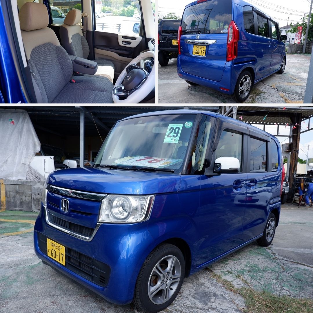 ホンダ N-BOX 660 G L ホンダセンシング 本土仕入れ・修復なし評価4・ナビテレビ・BTオーディオ・バックカメラ・純正アルミ・パワースライドドア
