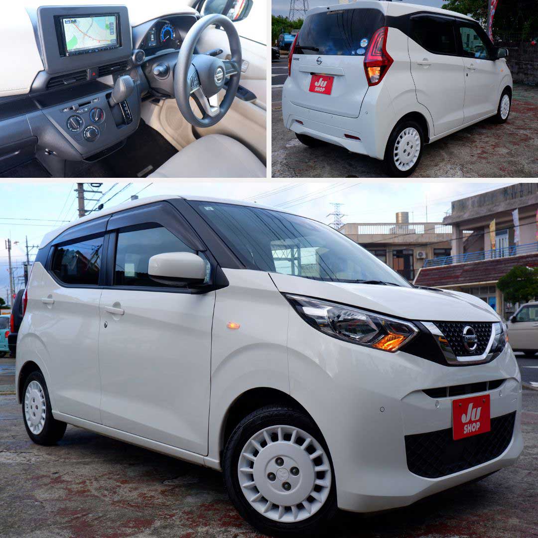 日産 デイズ 660 X 本土仕入れ評価4のきれいなデイズ ナビ・バックカメラ・ETC・選べるホイール