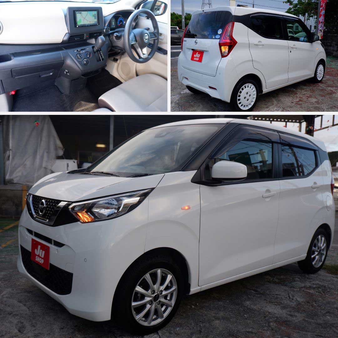日産 デイズ 660 X 本土仕入れ評価4のきれいなデイズ　ナビ・バックカメラ・ETC・選べるホイール